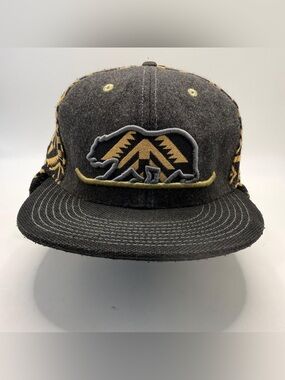 Grassroots California Bear Ear Flap Hat Limited Edition 7 1/2